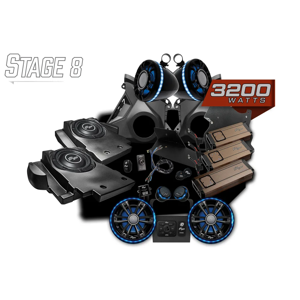 Kit de Audio Stage 8 Elite Series UTV Stereo — Can-Am Maverick R - Semage Group