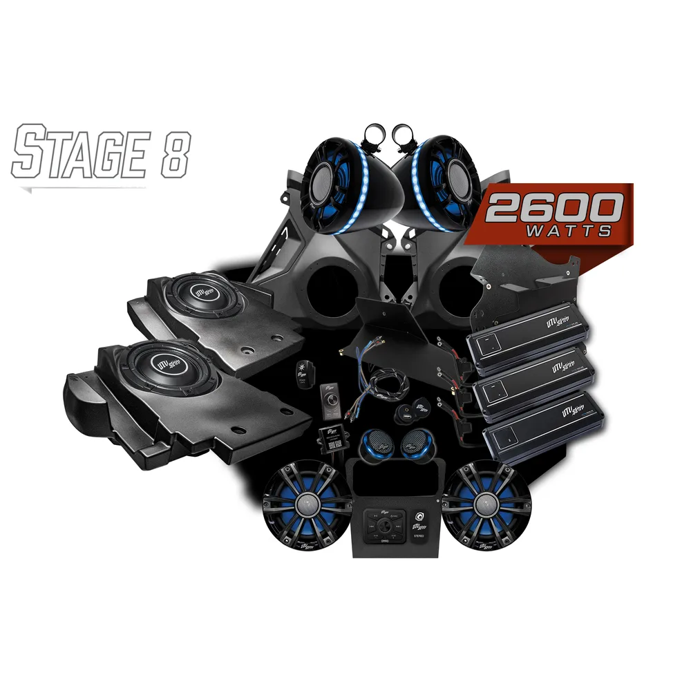 Kit de Audio Stage 8 Signature Series UTV Stereo — Can-Am Maverick R - Semage Group