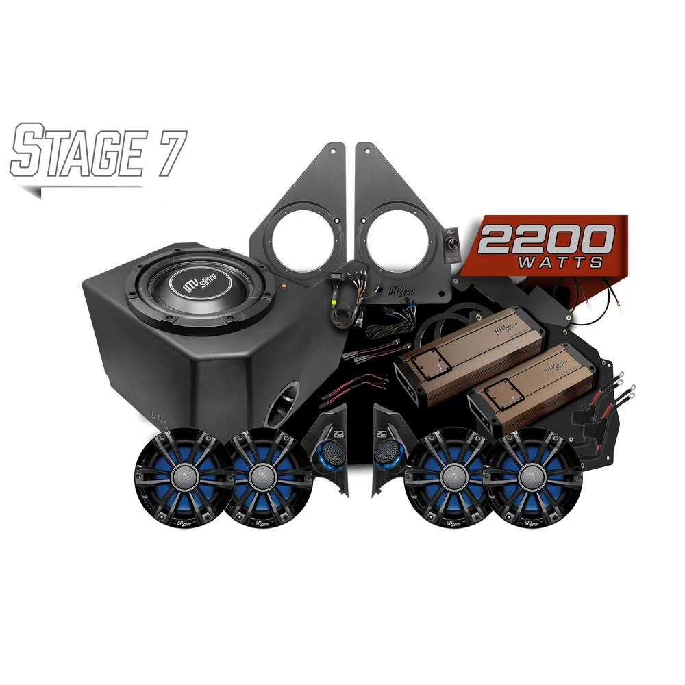 Kit de Audio Stage 7 Ride Command UTV Stereo — Polaris Ranger 1500 - Semage Group