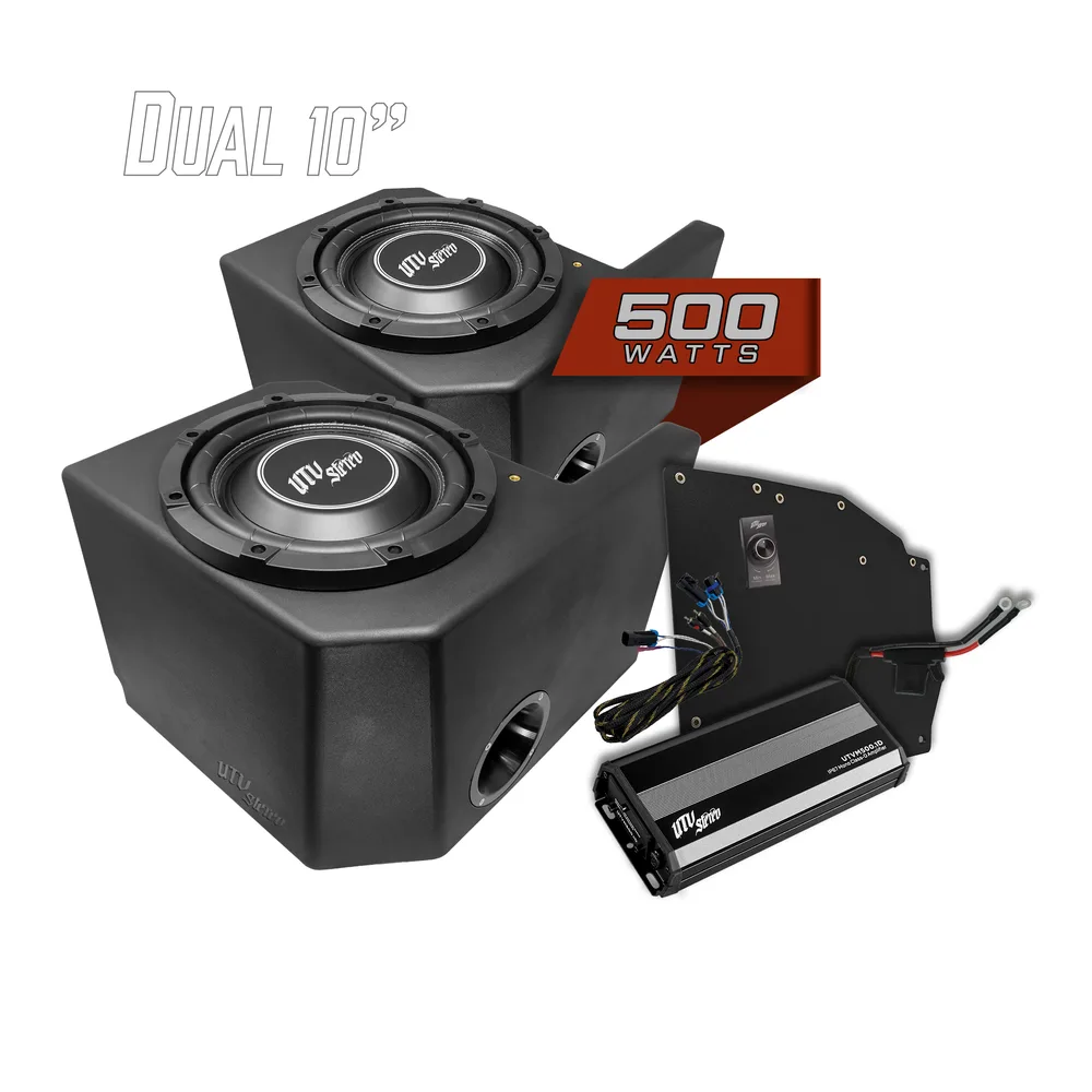 Kit de 2 Subwoofers de 10" y 500W UTV Stereo — Polaris Ranger - Semage Group