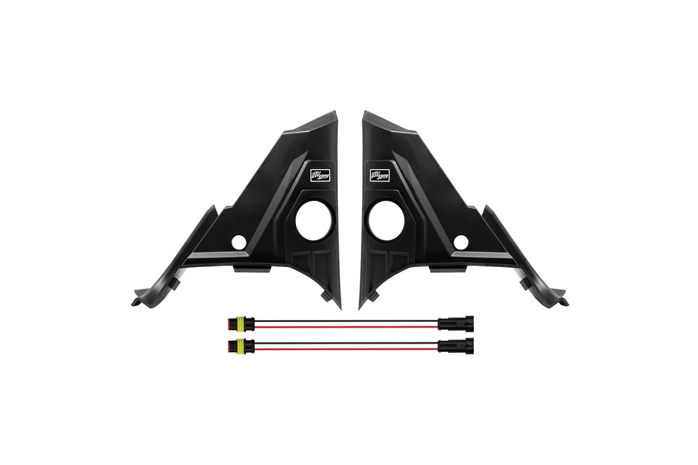 Adaptador de Tweeter para Pilar A (par) V2 UTV Stereo — Polaris Ranger 1500 - Semage Group