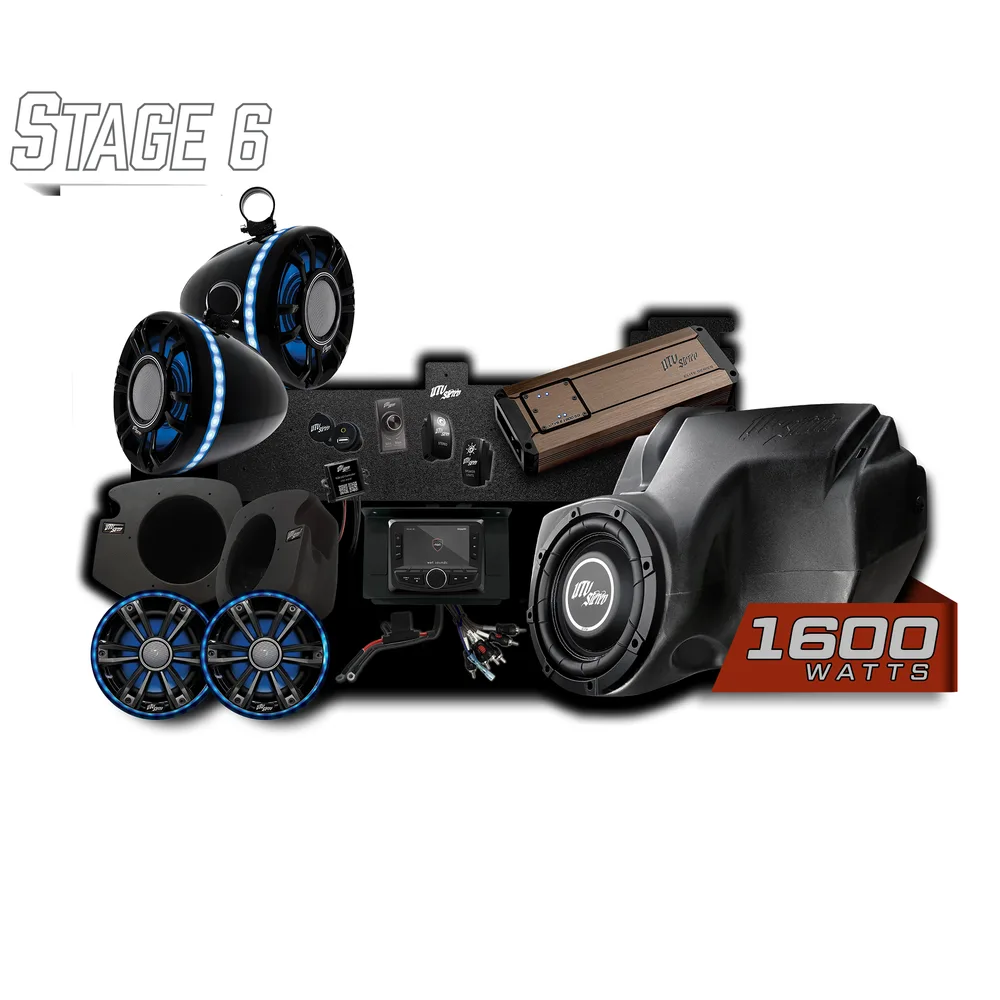 Kit de Audio Stage 6 Elite Series UTV Stereo — Polaris RZR - Semage Group