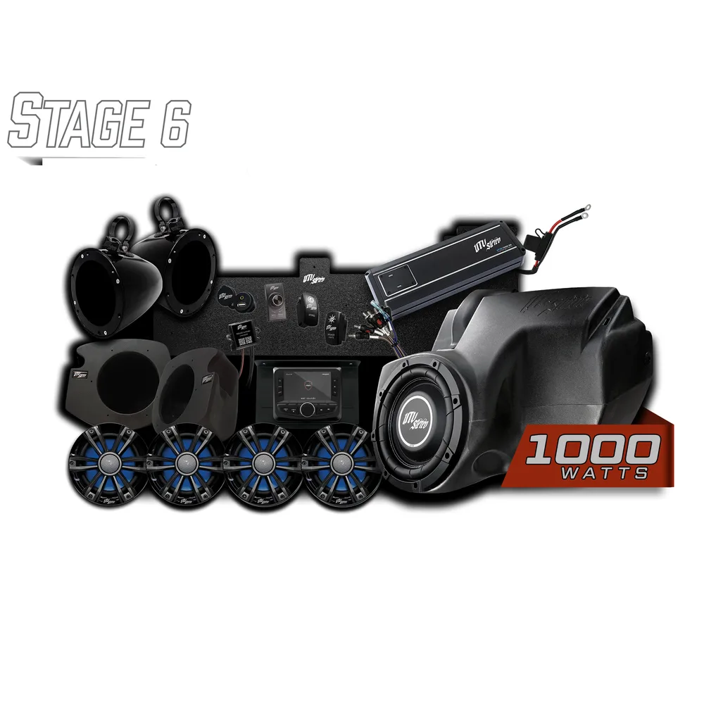 Kit de Audio Stage 6 Signature Series UTV Stereo — Polaris RZR - Semage Group