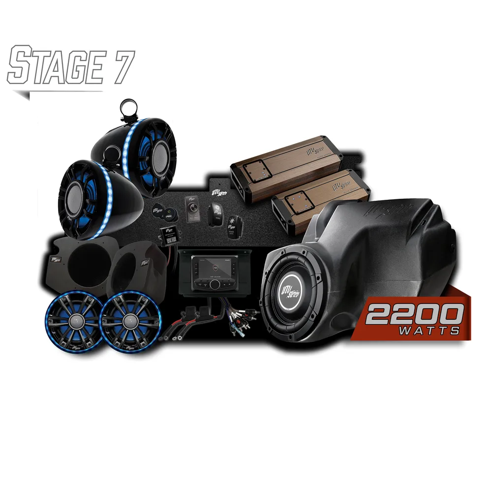 Kit de Audio Stage 7 Elite Series UTV Stereo — Polaris RZR - Semage Group