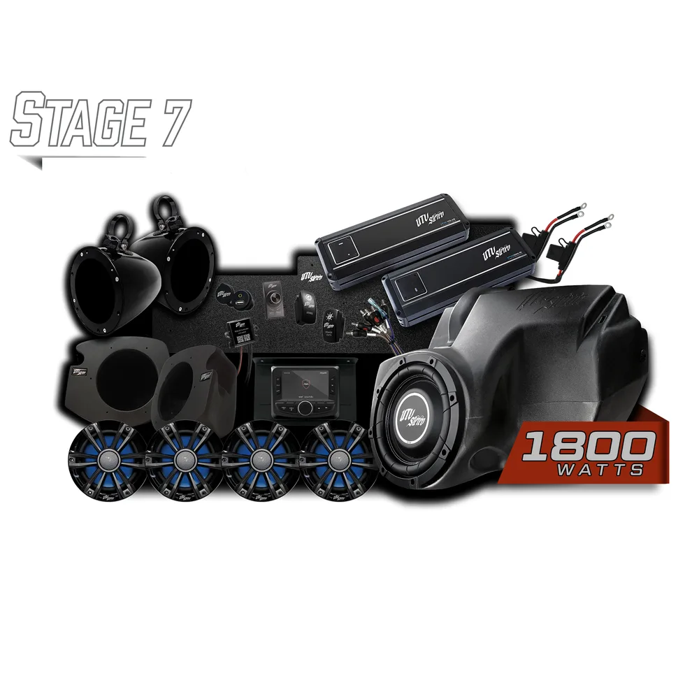 Kit de Audio Stage 7 Signature Series UTV Stereo — Polaris RZR - Semage Group