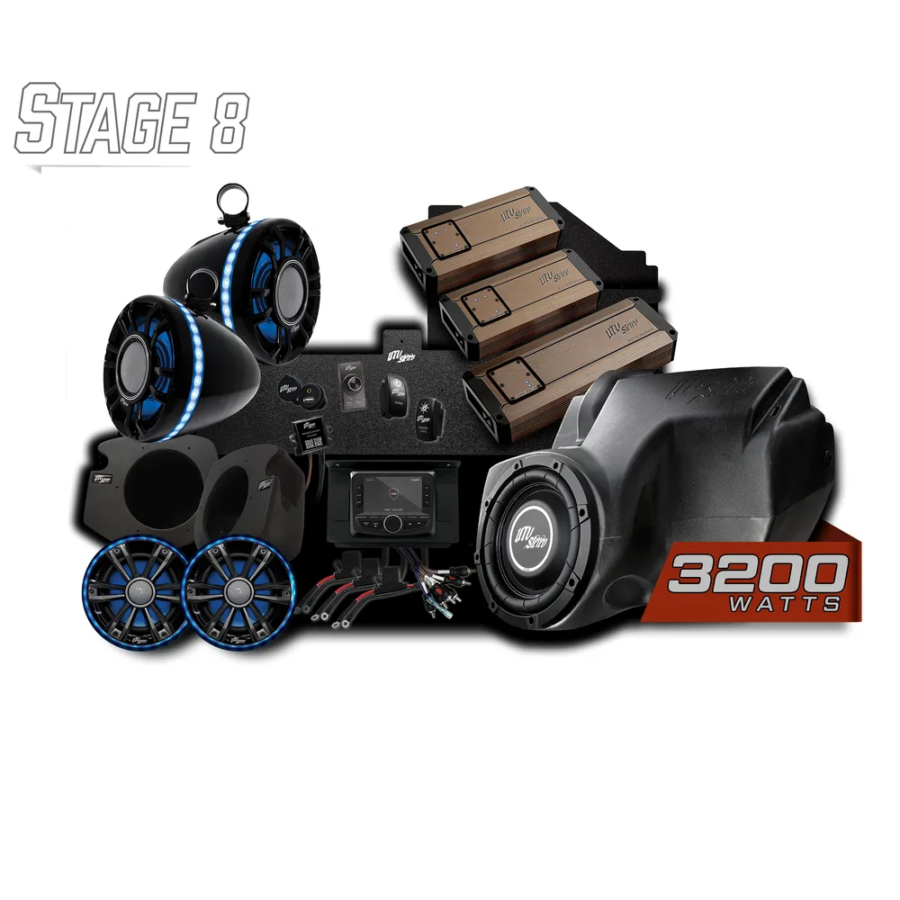 Kit de Audio Stage 8 Elite Series UTV Stereo — Polaris RZR - Semage Group