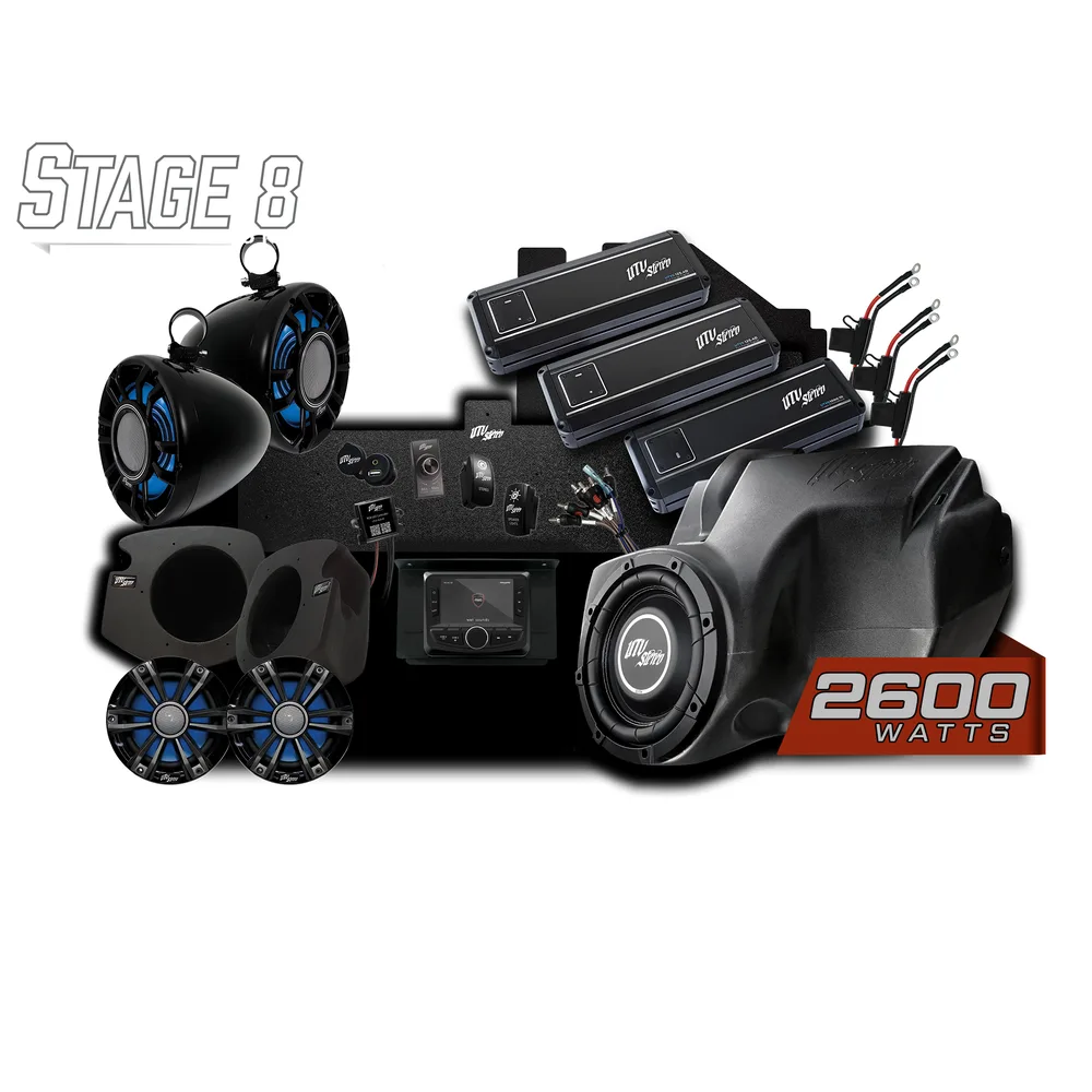 Kit de Audio Stage 8 Signature Series UTV Stereo — Polaris RZR - Semage Group