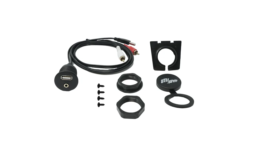 Adaptador USB y Auxiliar de Montaje a Ras para Radios UTV Stereo - Semage Group