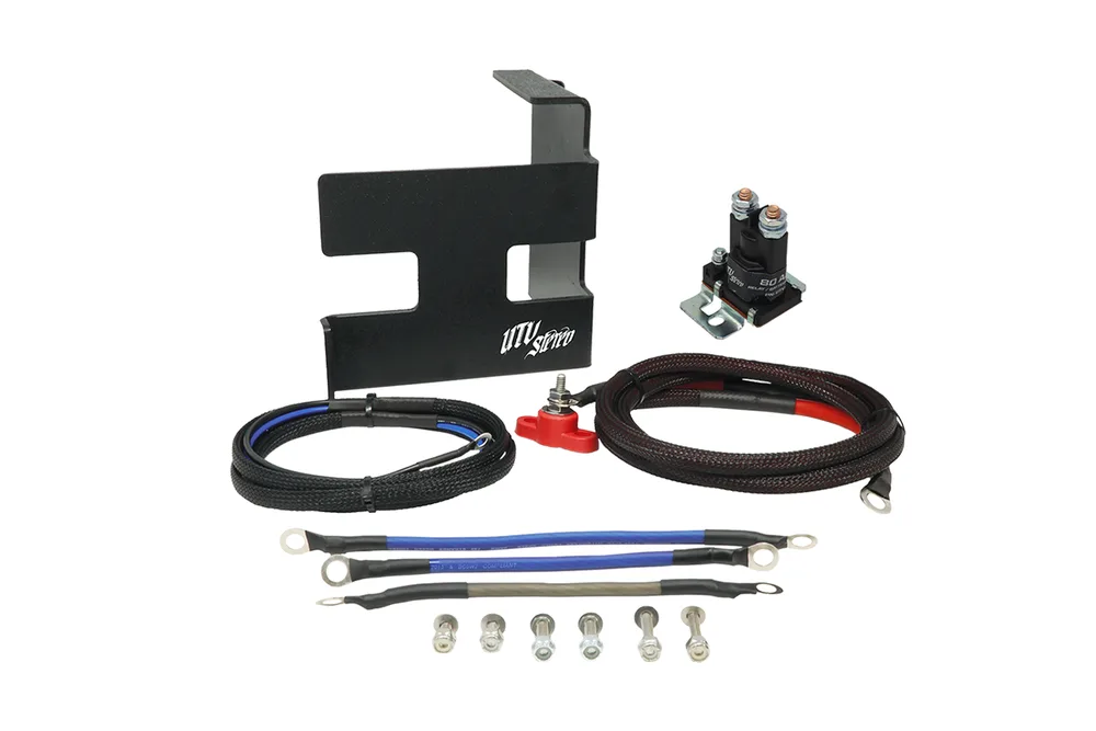 Kit de Segunda Batería (solo cables y soporte) UTV Stereo — Can-Am Maverick X3 - Semage Group
