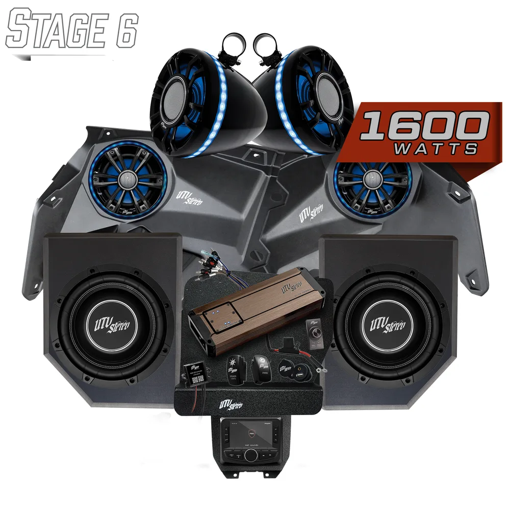 Kit de Audio Stage 6 Elite Series UTV Stereo — Can-Am Maverick X3 - Semage Group