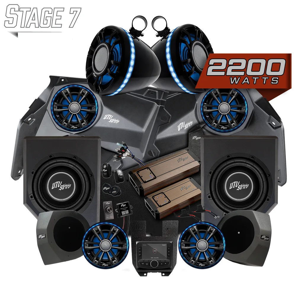 Kit de Audio Stage 7 Elite Series UTV Stereo — Can-Am Maverick X3 - Semage Group