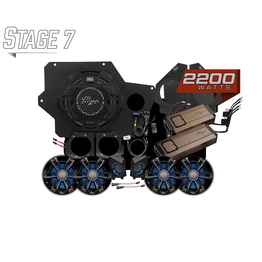 Kit de Audio Stage 7 Ride Command UTV Stereo — Polaris Xpedition - Semage Group