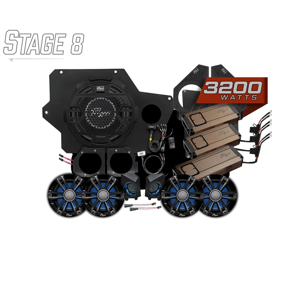 Kit de Audio Stage 8 Ride Command UTV Stereo — Polaris Xpedition - Semage Group
